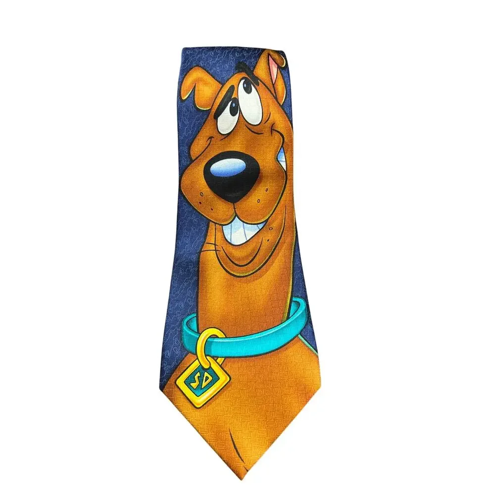 Vintage Scooby-Doo Cartoon Network Novelty Neck Tie‎ 2003 Hanna-Barbera